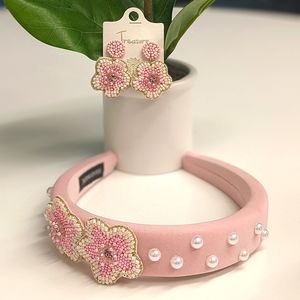 Love at first sight 😍 headband and earrings set